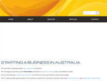 Tablet Screenshot of businesslawyersonline.com.au